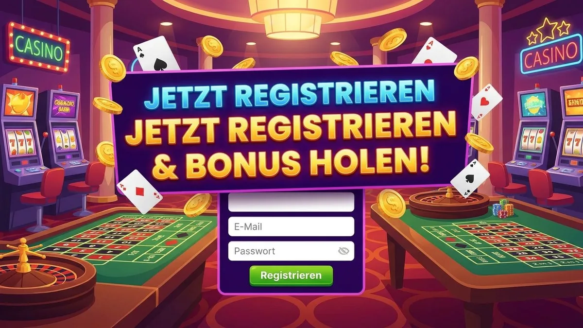 Registrierung mit Bonus